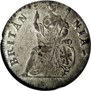 1 Farthing - Charles II, United Kingdom, 1684-1685 reverse image