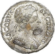 1 Farthing - James II 1st type obverse image