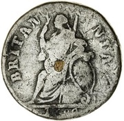 1 Farthing - William and Mary small busts, United Kingdom, 1689 reverse image