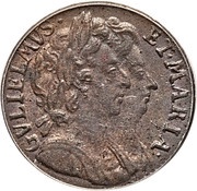 1 Farthing - William and Mary obverse image