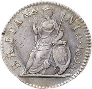 1 Farthing - William III Proof, United Kingdom, 1695-1700 reverse image