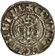 ½ Penny - Edward I London mint; class 3b obverse image