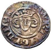 ½ Penny - Edward I London mint; class 3g obverse image
