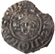 ½ Penny - Edward I Newcastle mint; class 3e obverse image