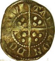 ½ Penny - Edward I London mint; class 10, United Kingdom, 1301-1310 reverse image