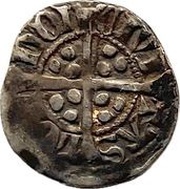 ½ Penny - Edward II London mint, United Kingdom, 1307-1327 reverse image