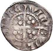 ½ Penny - Edward II Berwick-on-Tweed mint, United Kingdom, 1307-1327 reverse image