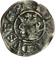 ½ Penny - Edward III 3rd coinage; Reading mint obverse image