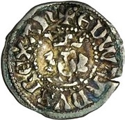 ½ Penny - Edward III 4th coinage; Transitional treaty period obverse image