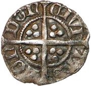 ½ Penny - Richard II Intermediate style, United Kingdom, 1377-1399 reverse image