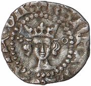 ½ Penny - Henry V Type F; London mint obverse image