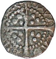 ½ Penny - Henry V Type F; London mint, United Kingdom, 1413-1422 reverse image