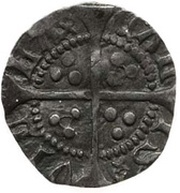 ½ Penny - Henry VI 1st reign; Annulet issue, United Kingdom, 1422-1430 reverse image