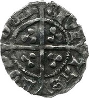 ½ Penny - Henry VI 1st reign; Trefoil issue, United Kingdom, 1438-1443 reverse image