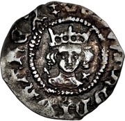 ½ Penny - Edward IV 1st reign; Light coinage obverse image