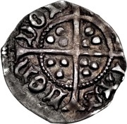½ Penny - Edward IV 1st reign; Light coinage, United Kingdom, 1464-1470 reverse image
