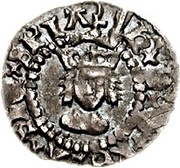 ½ Penny - Henry VIII 2nd coinage obverse image