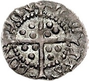 ½ Penny - Henry VIII 2nd coinage, United Kingdom, 1526-1544 reverse image
