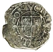 ½ Penny - Edward VI 3rd period; base issue reverse image