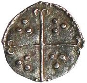 ½ Penny - Elizabeth I 6th issue, United Kingdom, 1582-1600 reverse image