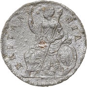 ½ Penny - James II, United Kingdom, 1685-1687 reverse image