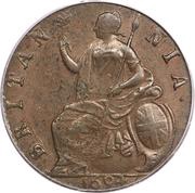 ½ Penny - William and Mary, United Kingdom, 1694 reverse image