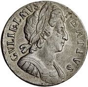 ½ Penny - William III 1st issue obverse image