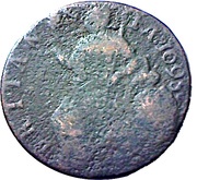½ Penny - William III 2nd issue, United Kingdom, 1698-1699 reverse image