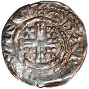1 Penny - Henry II Short Cross type; class 1b, United Kingdom, 1180-1189 reverse image