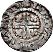 1 Penny - Richard I Short Cross type; class 2, United Kingdom, 1189-1199 reverse image