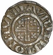 1 Penny - Richard I Short Cross type; class 4a*, United Kingdom, 1189-1199 reverse image