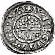 1 Penny - John Short Cross type; class 4c, United Kingdom, 1199-1216 reverse image