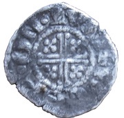 1 Penny - John Short Cross type; class 5a1, United Kingdom, 1204-1205 reverse image