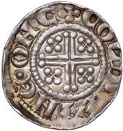 1 Penny - John Short Cross type; class 5a2, United Kingdom, 1204-1205 reverse image