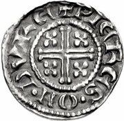 1 Penny - John Short Cross type; 5a/5b mule, United Kingdom, 1205 reverse image