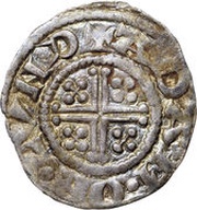 1 Penny - John Short Cross type; class 5b, United Kingdom, 1205-1207 reverse image