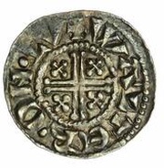 1 Penny - John Short Cross type; 6a, United Kingdom, 1210-1213 reverse image