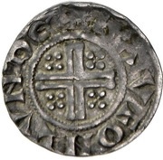 1 Penny - John Short Cross type; class 6b, United Kingdom, 1213-1215 reverse image
