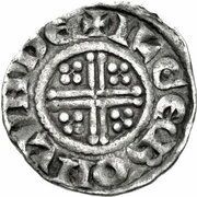 1 Penny - Henry III Short Cross type; class 7b, United Kingdom, 1216-1247 reverse image