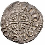 1 Penny - Henry III Short Cross type; class 8b, United Kingdom, 1216-1247 reverse image