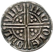 1 Penny Henry III Long Cross type; class 2a, United Kingdom, 1247 reverse image