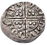 1 Penny - Henry III Long Cross type; class 3d1, United Kingdom, 1250 reverse image