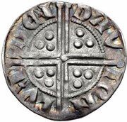 1 Penny - Henry III Long Cross type; class 4a, United Kingdom, 1250-1251 reverse image