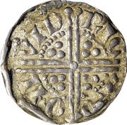 1 Penny - Henry III Long Cross type; class 5b, United Kingdom, 1250-1272 reverse image