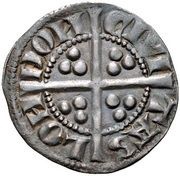 1 Penny - Edward I Sterling type; class 2b, United Kingdom, 1280 reverse image