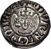 1 Penny - Edward I Sterling type; class 3a obverse image
