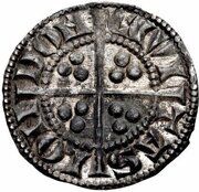 1 Penny - Edward I Sterling type; class 3a, United Kingdom, 1280-1281 reverse image