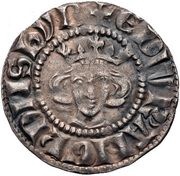 1 Penny - Edward I Sterling type; class 3c obverse image