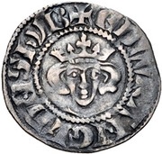 1 Penny - Edward I Sterling type; class 3e obverse image