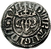 1 Penny - Edward I Sterling type; class 3f obverse image